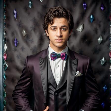 professional photography, portrait of davidhenrie person, still film, high resolution, 4k, photo by Sacha Goldberger ,   <lora:davidhenrie_12150:1> <lora:GemstoneAI:1>