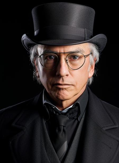 ld1, one man, 1man, solo, glasses, wearing Victorian-Inspired Coat with Gear Accents, Goggles, Top Hat
, epic (photo, studio lighting, hard light, sony a7, 50 mm, matte skin, pores, colors, hyperdetailed, hyperrealistic), (simple black background)
<lora:LarryDavid:.89>