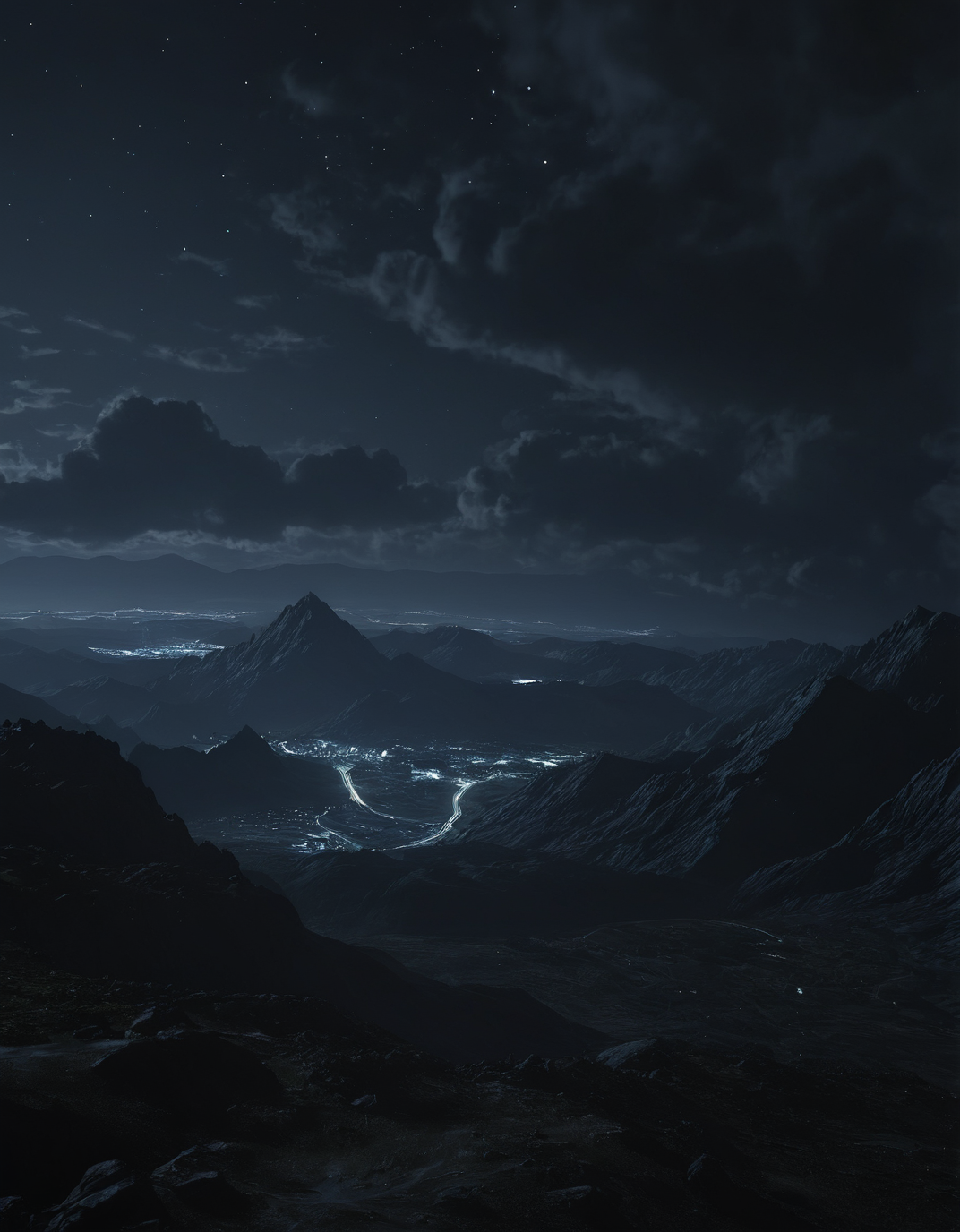 <lora:Daarken Dark:0.0>,dark,daarken,sky,scenery,realistic,night,