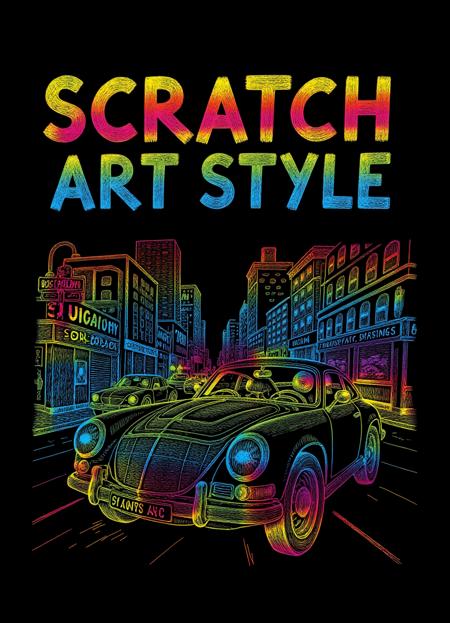 Scratch Art Style v1.0 Flux Dev