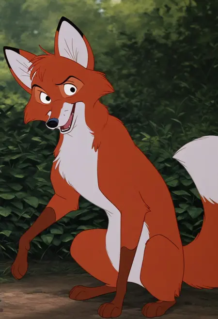 Adult Tod (The Fox and the Hound) [Illustrious]
