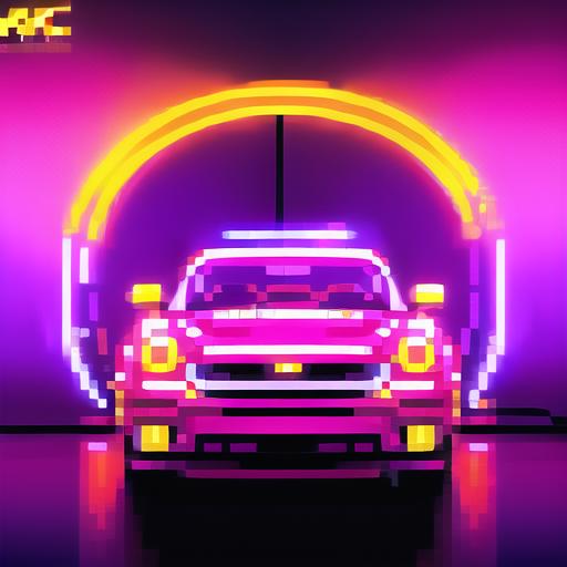 Pixel Neon Art image by SYK006