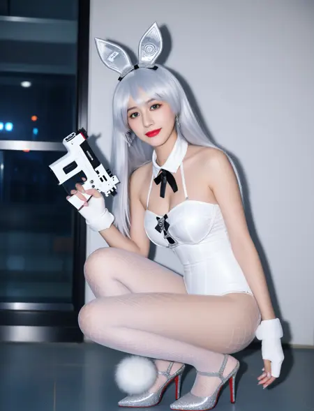 NSFW WAN2.2 T2V White Bunny Warrior