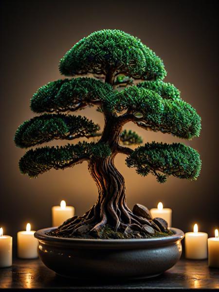 , (embedding:Smooth_Quality:1), ShamrockWorld, A peaceful bonsai tree in a ceramic pot surrounded by soft, glowing candles.,
<lora:4steps wai-2Rectified-V140:1.0000000000000002> <lora:Smooth_Booster_v3:0.20000000000000004> <lora:illustriousXLv01_stabilizer_v1.185c:0.20000000000000004> <lora:ShamrockWorld_IXL:1.0>