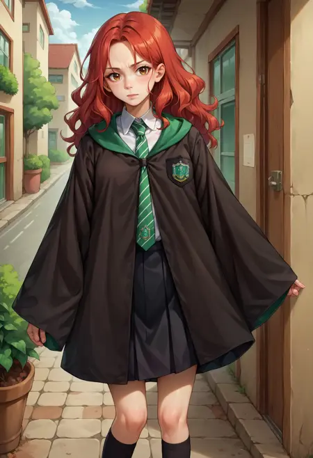 Slytherin Robe (Harry Potter) Outfit - Lora Pony