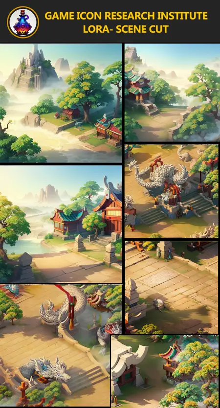 Game Icon Research Institute Lora-Scene cutting