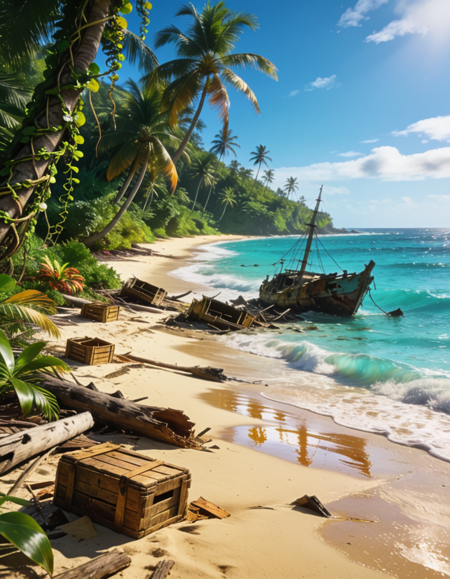 tropical island shoreline v1.0