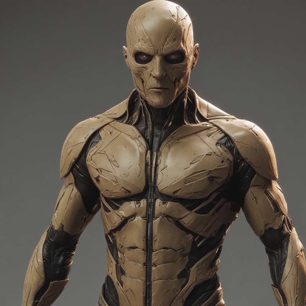 a close up of a men in , jacket over bare torso, eleven-dimensional, alt art, dio, still from animated horror movie,, 2049, full body and head view, warping time and space, full body visible, 7 7 7 7, logan, flickr, dreamscape, asymmetrical, intricate detail, golden ratio, concept art, artstation trending, environments, unreal engine, sharpe focus, cinematic