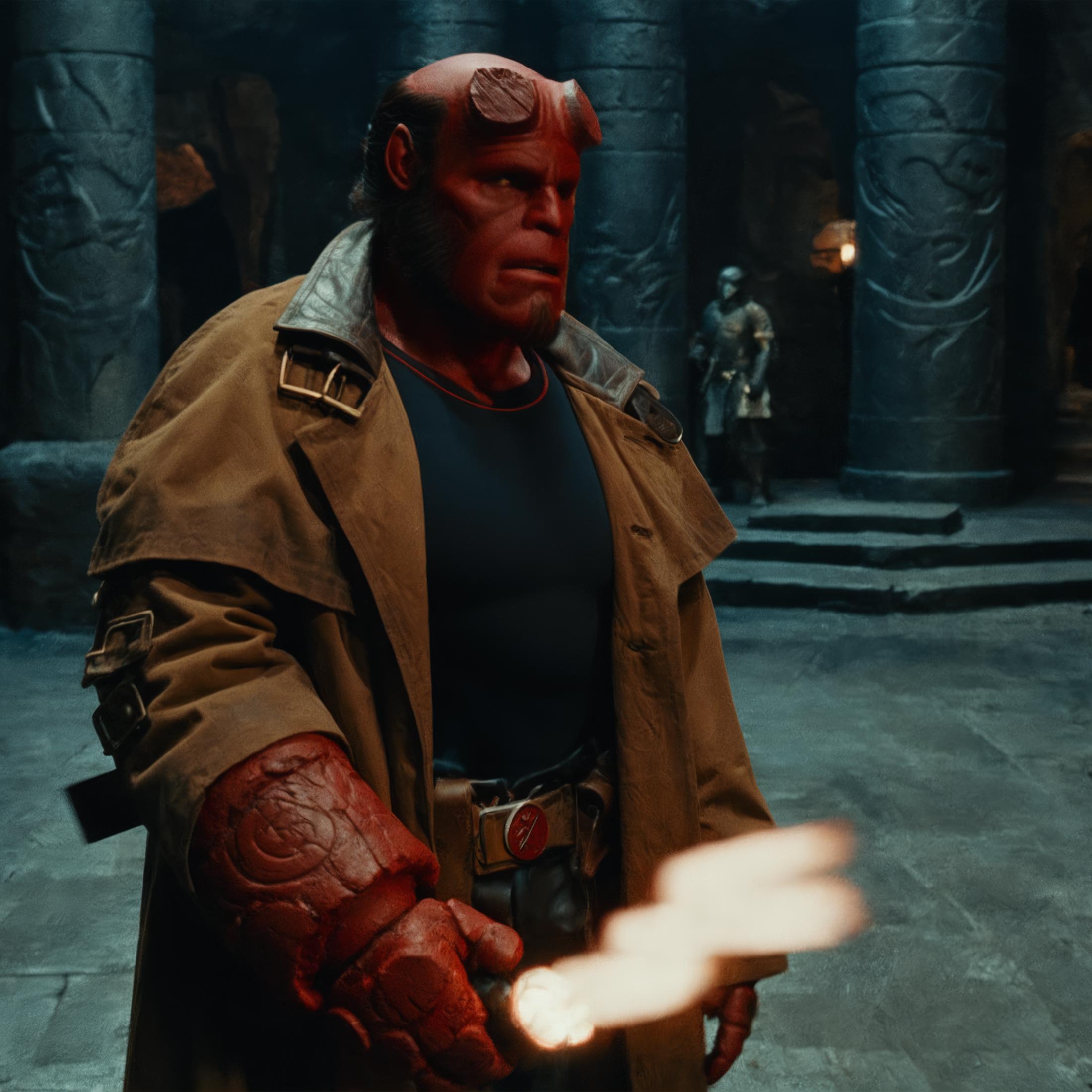 Ron Perlman Hellboy image by thesilvermoth