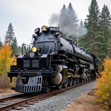 UP Big Boy Steam Train Locomotive v1.0