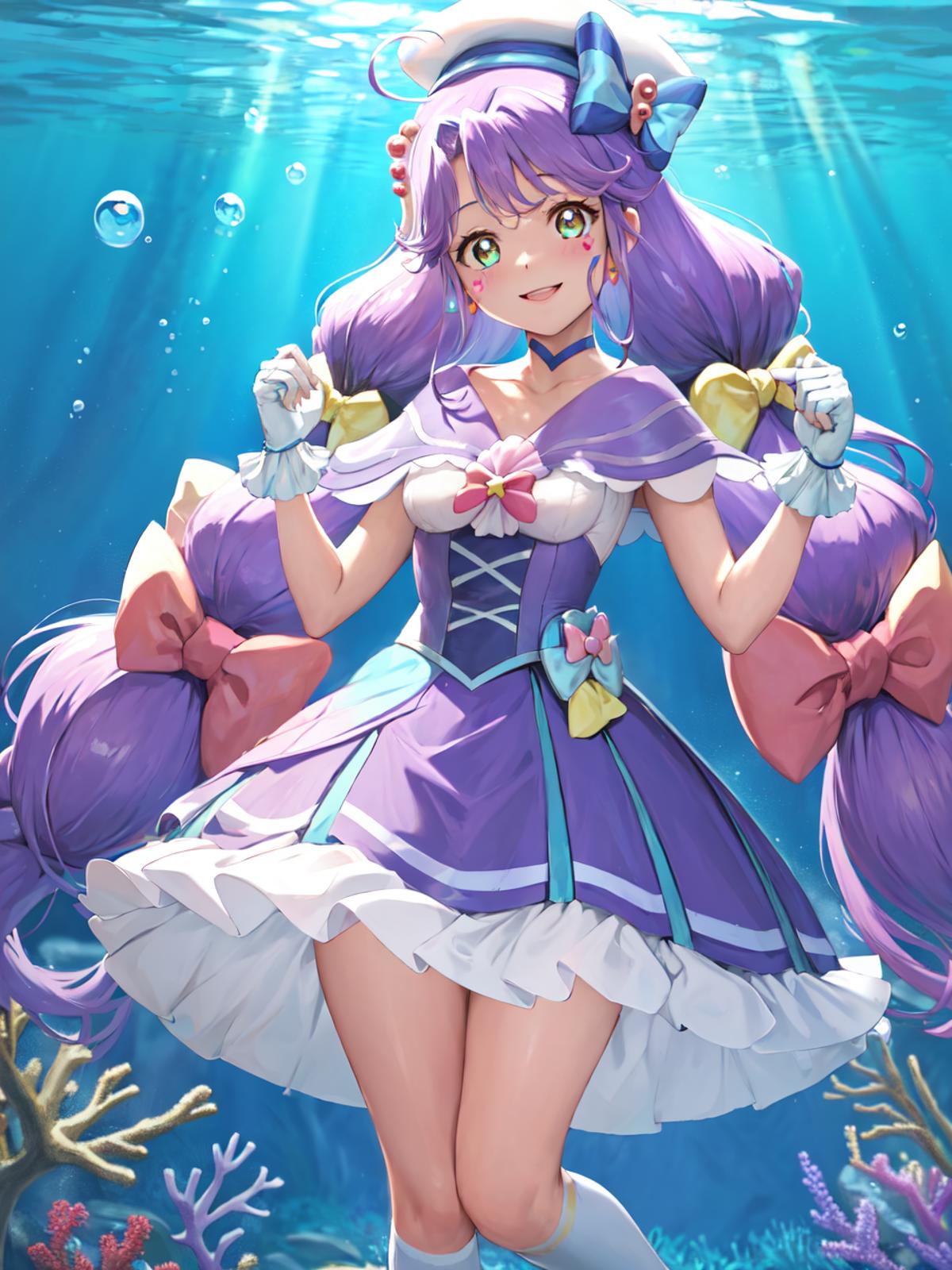 Cure Coral (Tropical-Rouge! Pretty Cure) トロピカル～ジュ！プリキュア キュアコーラル image by secretmoon