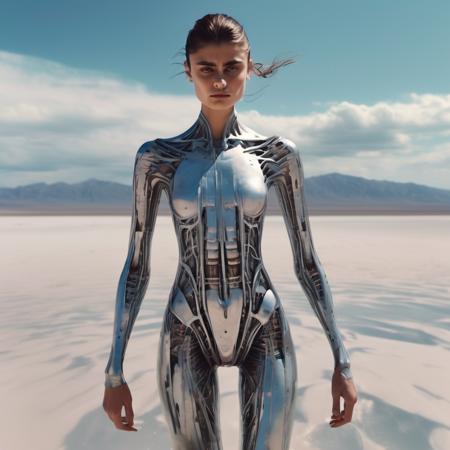 <lora:taylor_hill_xl_lora_30:1>taylor hill woman  cinematic, tim burton, Dynamic, Art by Rinko Kawauchi, lone 1girl anthropomorphic cyberpunk dynamic pose, long exposure , lens blur, movement, surrealism, naturalistic poses, photorealistic painting, by Mark Keathley, beautiful eyes, shaved side haircut , being chased, hyper detail, cinematic lighting, magic , by wlop , portrait, hyper detailed, intricate, extremely beautiful, cinematic lighting, photo realistic, by mandy jurgens