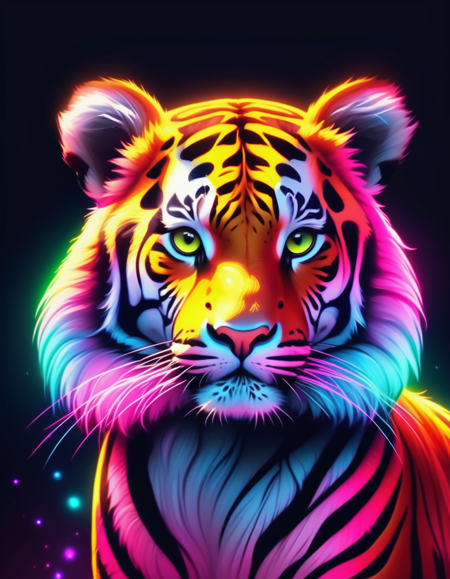 4k beautiful animal, electric neon colors, dazzling mood, wallpaper inspired by pinterest mobile wallpaper search results<lora:FaeStyle:1>