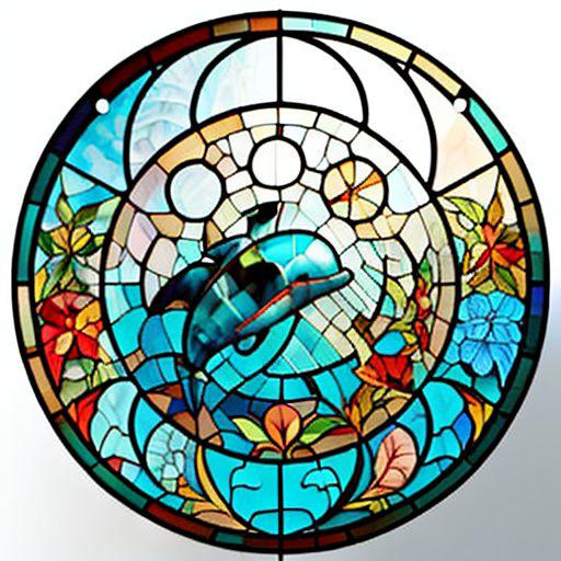 Stained glass circle image by simpledit