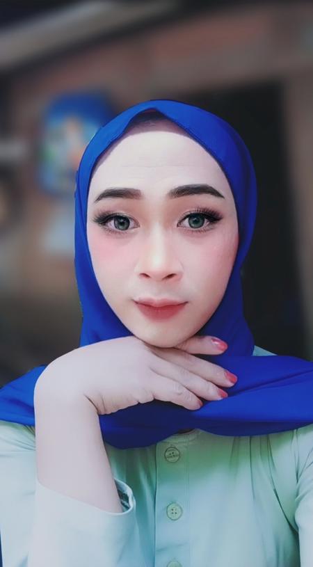 Girl wearing hijab