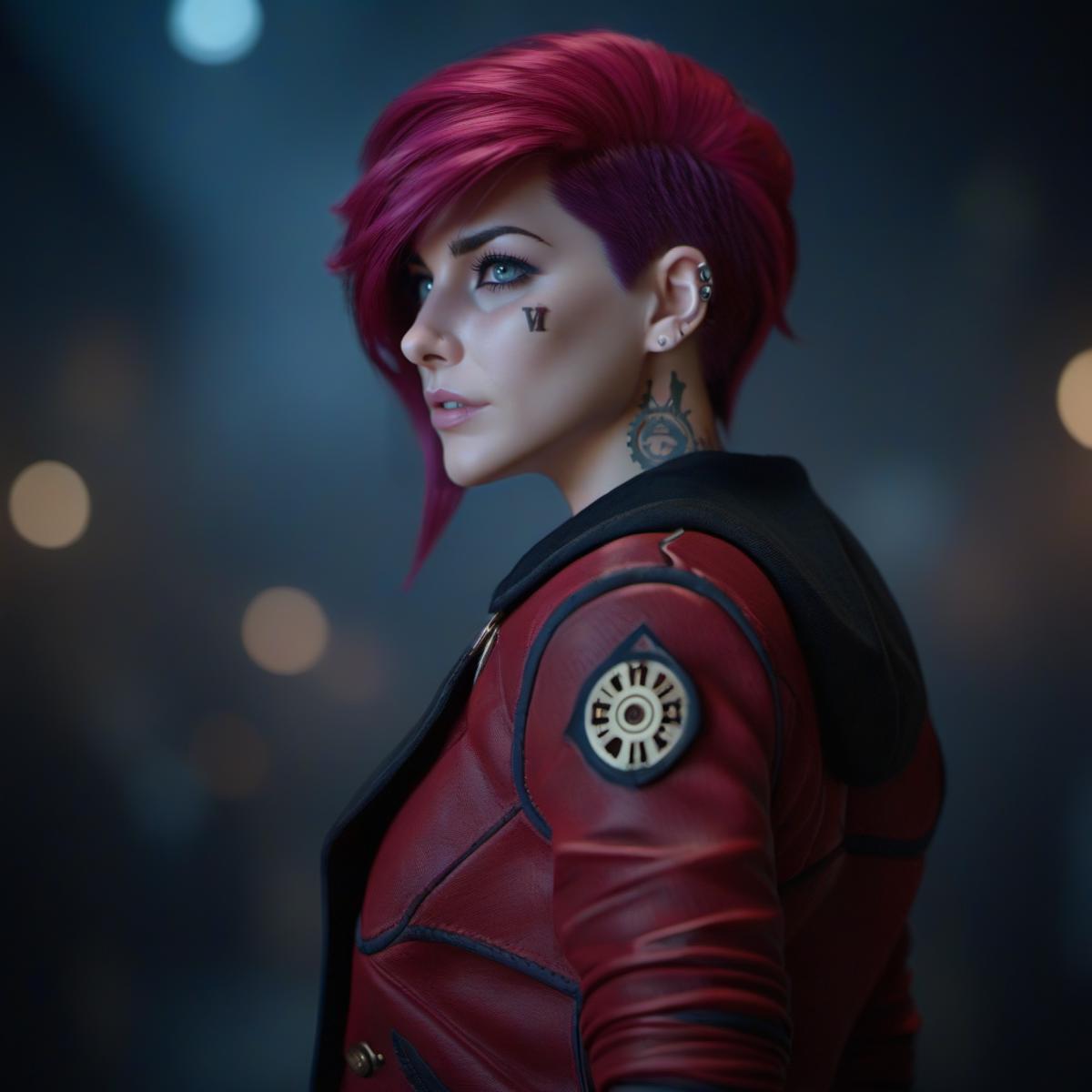 Vi  - Arcane / League of Legends - Realistic SDXL image by PhotobAIt