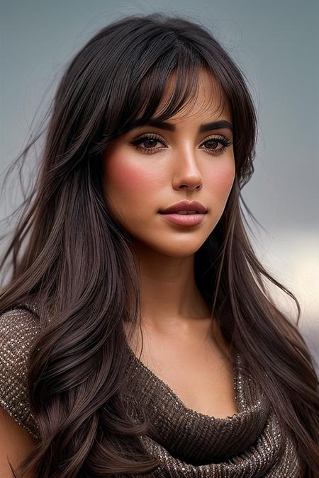 beautiful woman (Ay4S4m4h4-340:.99), beautiful hair, ((portrait)), (closeup:1.2), ((from the waist up)), (( A tranquil, moonlit field of wild horses :1.2)) , natural skin texture, (( Cowl neck dress:1.2)), 24mm, 4k textures, soft cinematic light, adobe lightroom, photolab, hdr, intricate, elegant, highly detailed, sharp focus, ((((cinematic look)))), soothing tones, insane details, intricate details, hyperdetailed, low contrast, soft cinematic light, exposure blend, hdr, faded, now, ("I've got a bad feeling about this.":1.1)