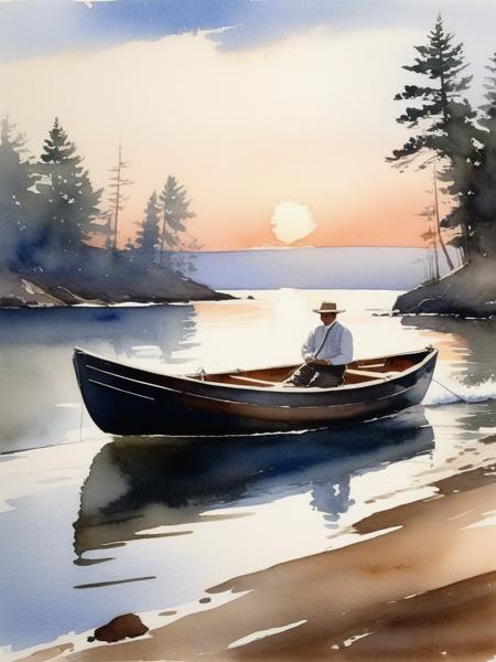 <lora:09WatercolorPainting_Hap_XL:1.6>,Winslow Homer style, watercolor painting, watercolor, oil painting,watercolor oil painting, Many details everywhere. soft shadows. Low saturation colors. Insane quality. Insane resolution. Insane details. Masterpiece. 32k resolution.
