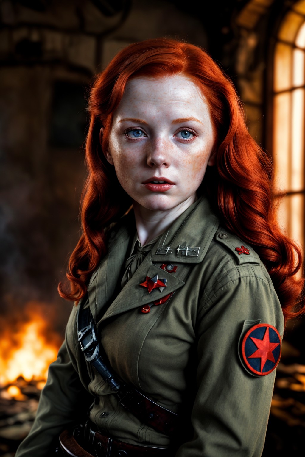 Enchanting Redhead Winter Photoshoots: High Resolution Images - ry21188