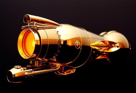Avant-garde , 1970s futurism, chrome and gold