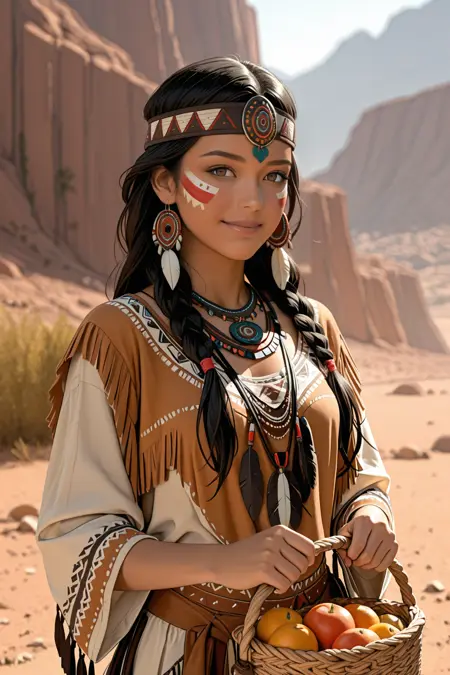 Native American Woman | Illustrious