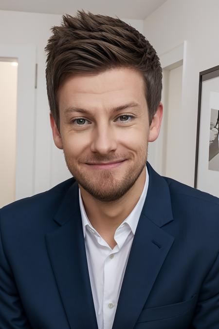 a photo of ChrisRamsey in a suit <lora:ChrisRamseyLora:1>