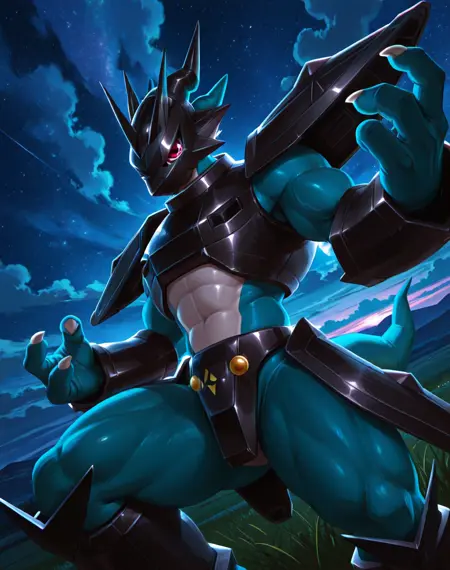 Black Magnamon (Digimon) (Illustrious) (AD)