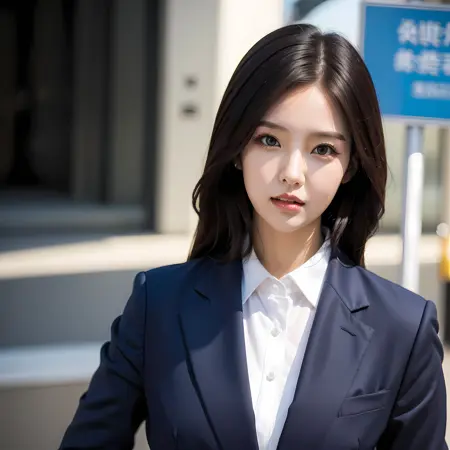 Virtual Asian Female Character 12