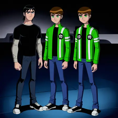 Ben 10 Alien Force Force - Ben and Kevin (Illustrious)