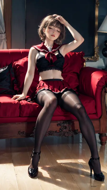 Tutu’s sexy uniform (Sweet and spicy senior JK)/图图的情趣制服(甜辣学姐JK)