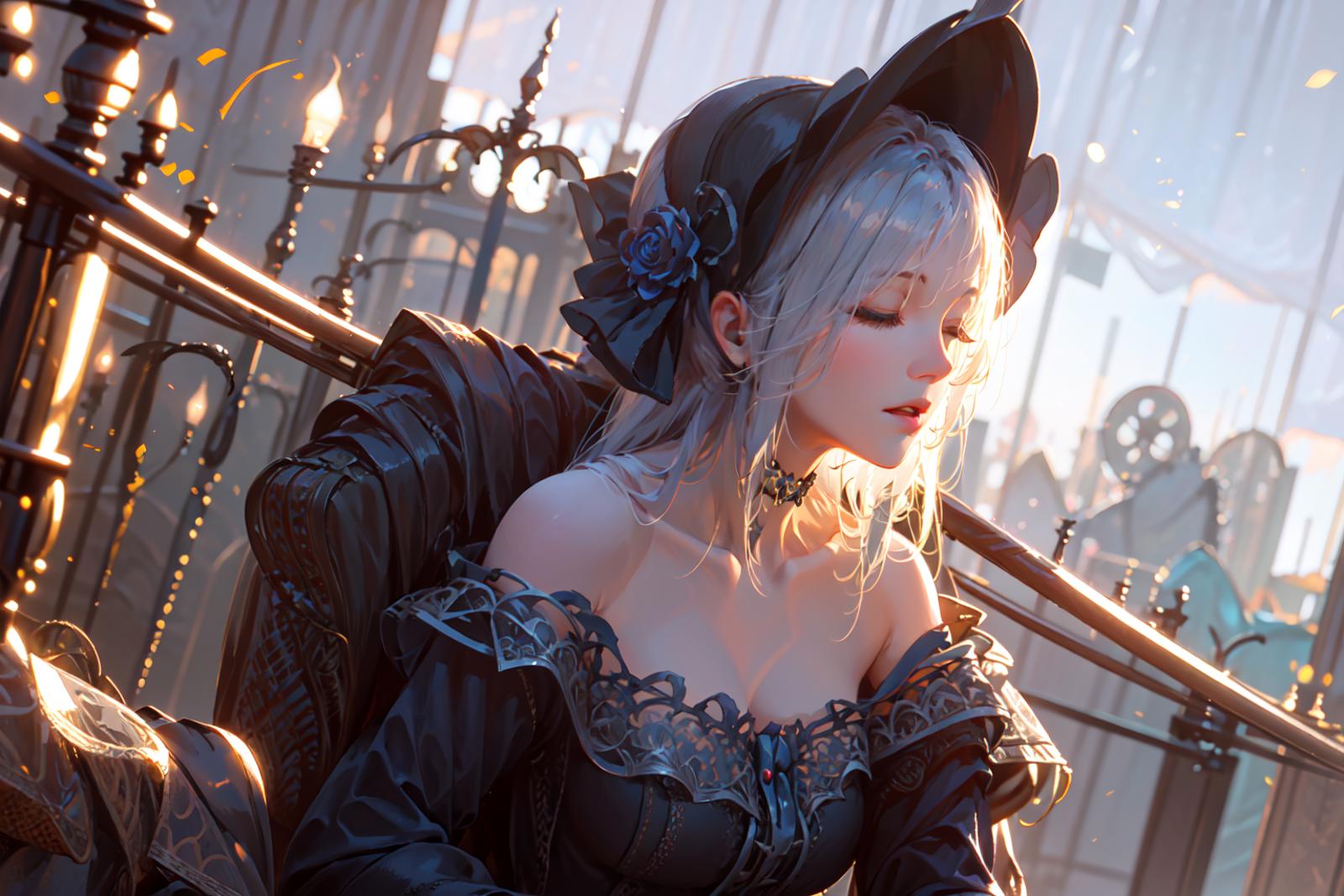 星辰钟塔的玛利亚师姐/Maria Bloodborne /hentai Lora image by chosen