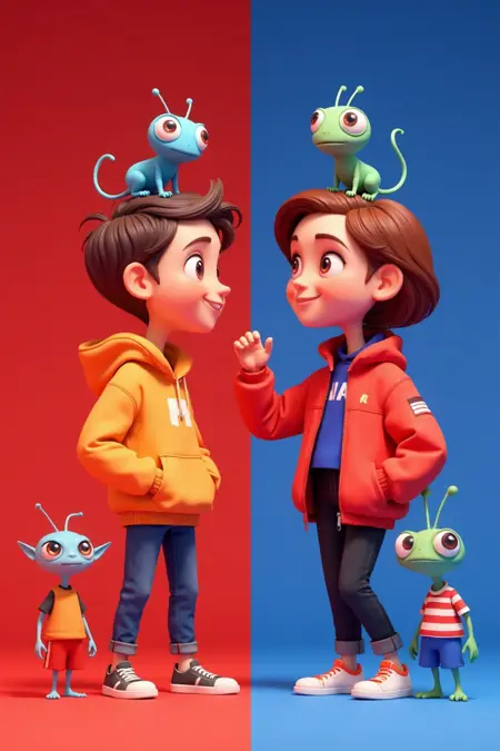 DJ_Cartoon Character Creation_Character Image Generation