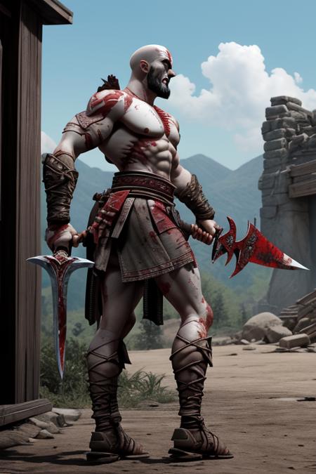 god of war beta kratos