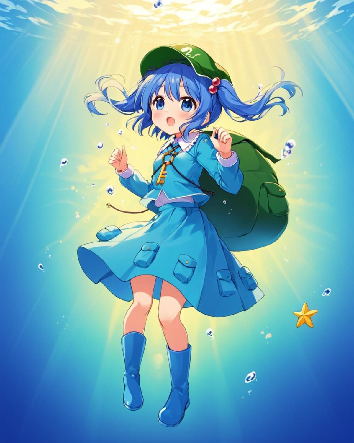 XL | touhou|东方 projcet 河城荷取/河城 にとり/Kawasiro Nitori image by kitarz