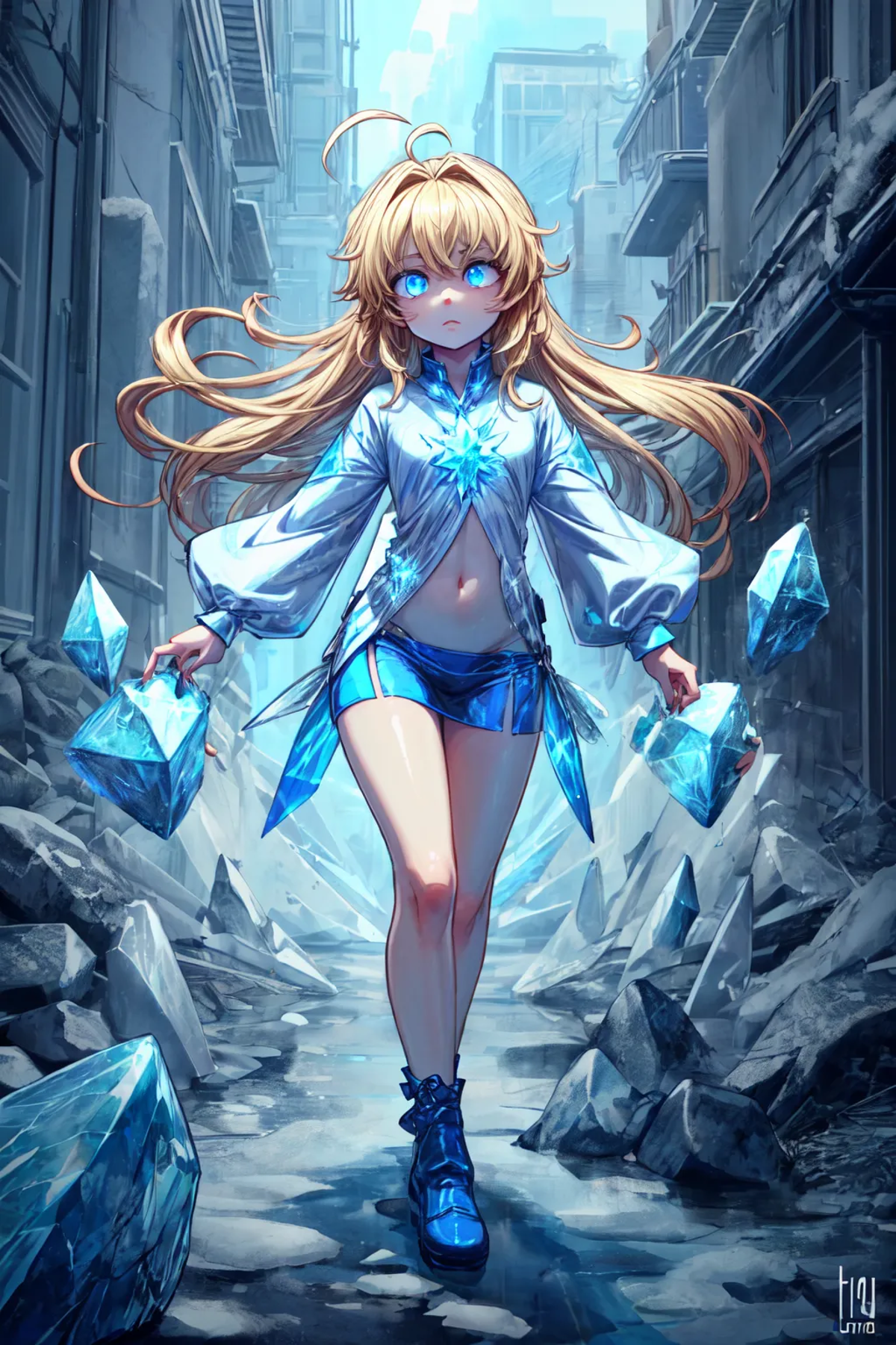 Character Change - Ice Elemental Change - Chilling Adventures image by slime77744784