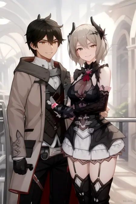 Adam x Rita Rossweisse (Dusky Murmurs) (Honkai Impact 3rd)