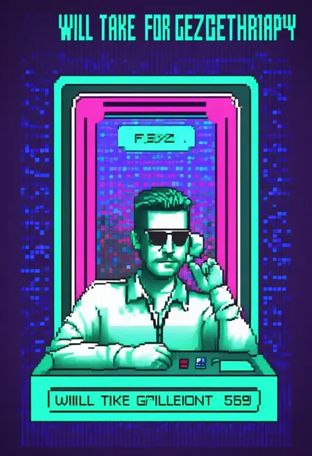 Teletext & Pixel Screens SDXL