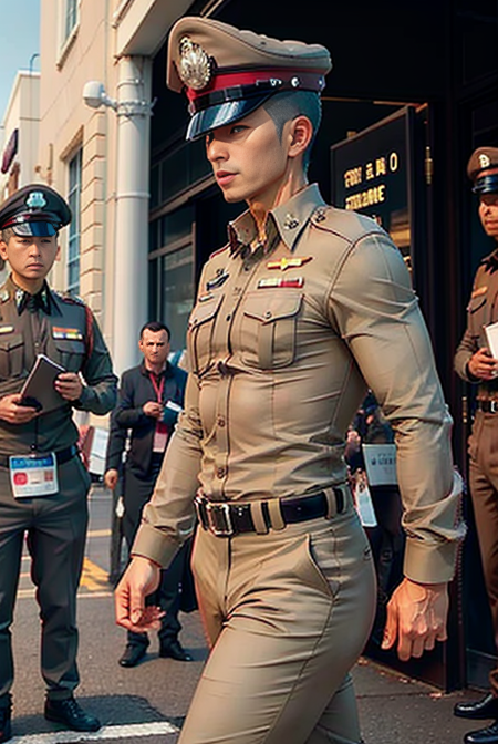 Thai police uniform