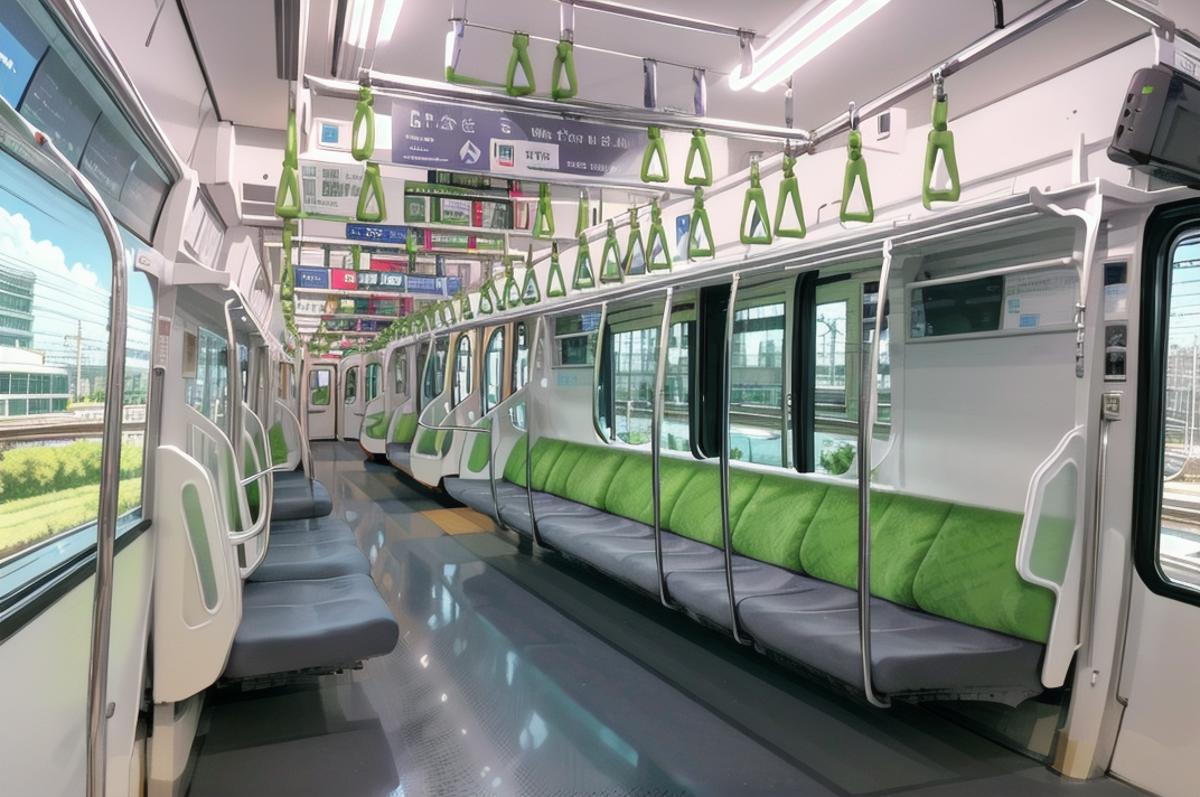 JR East E235 series / train interior image by swingwings