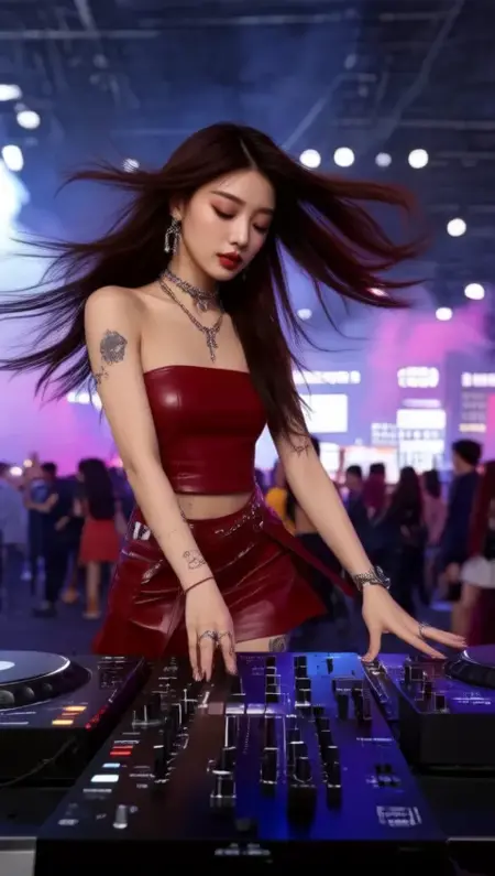 HunYuanVideo - Lora Modern Punk Fashion