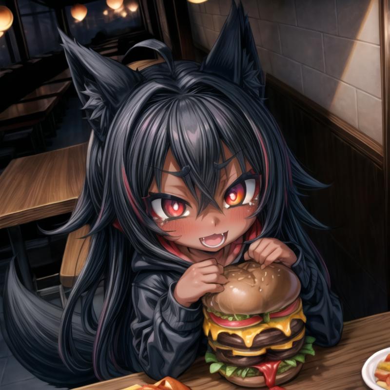 Huge Two-Handed Burger LoRA image by Ryvaku