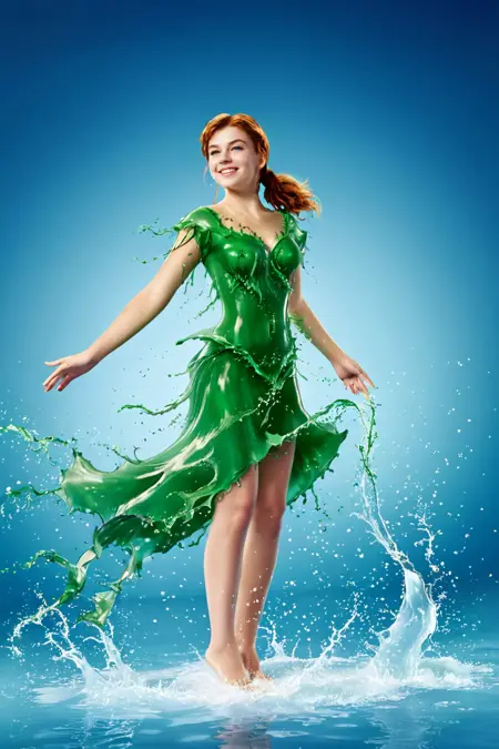 Liquid Splash Clothes | Aurum Light