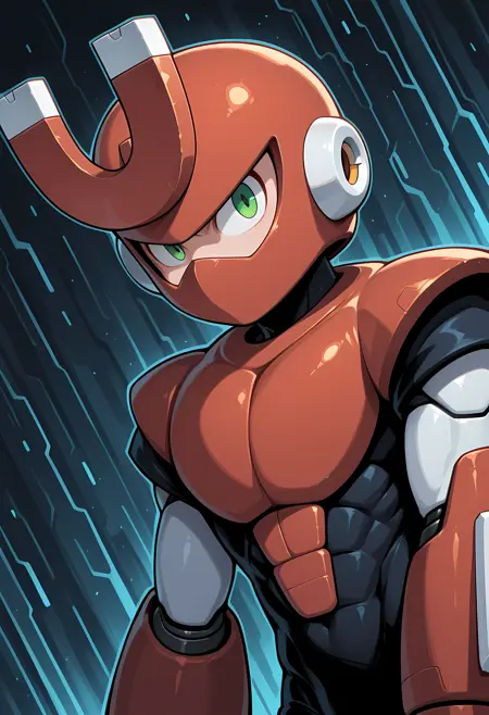 DWN-018 Magnet Man - Mega Man 3 - ILXL