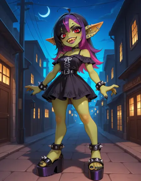 Goth Goblin Girl Helper - IL [Concept]