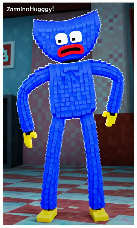 Huggy Wuggy (Zamination/Fazbear and Friends/Poppy Playtime) - PixAI