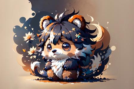 splash00d, chibi bear, very long furs, (cute:1.6) <lora:splash00d-000008:1>