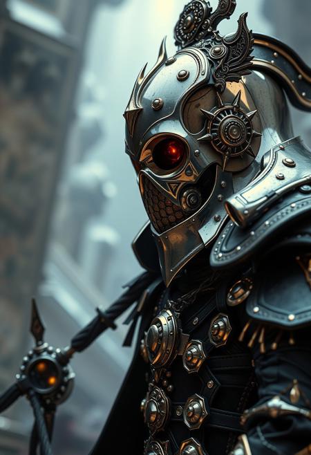 Avant-garde , gold and chrome , grimdark