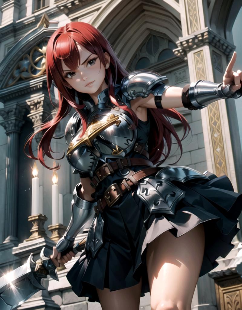 Erza Scarlet エルザ・スカーレット / Fairy Tail image by sentrk