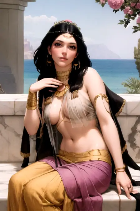 🎨John William Godward Inspired LoRA (Neo-Classical Artstyle) | ownwaifu