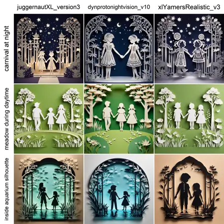 Simple X/Y Grid + Styler Workflow for ComfyUI
